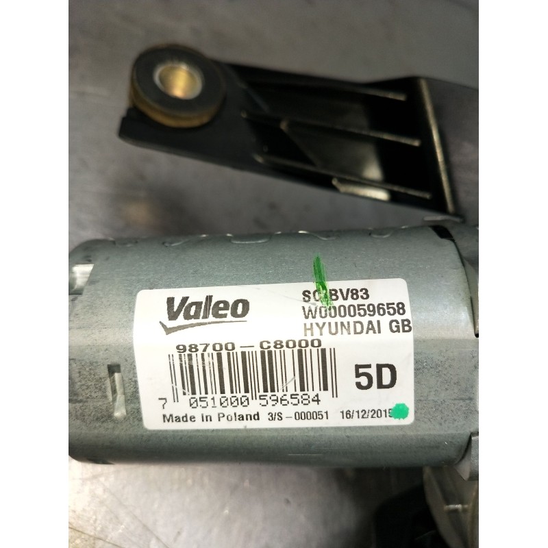 Recambio de motor limpia trasero para hyundai i20 ii (gb, ib) 1.2 referencia OEM IAM 98700C8000 W000059658 2014