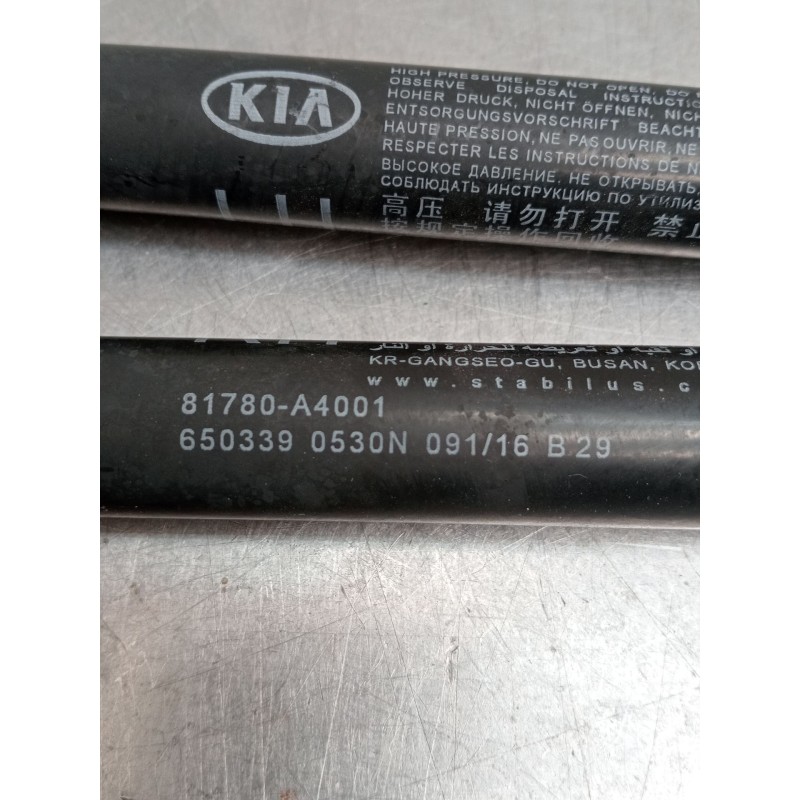 Recambio de amortiguadores maletero / porton para kia carens iv 1.7 crdi referencia OEM IAM 81780A4001 650339 0530N 2013
