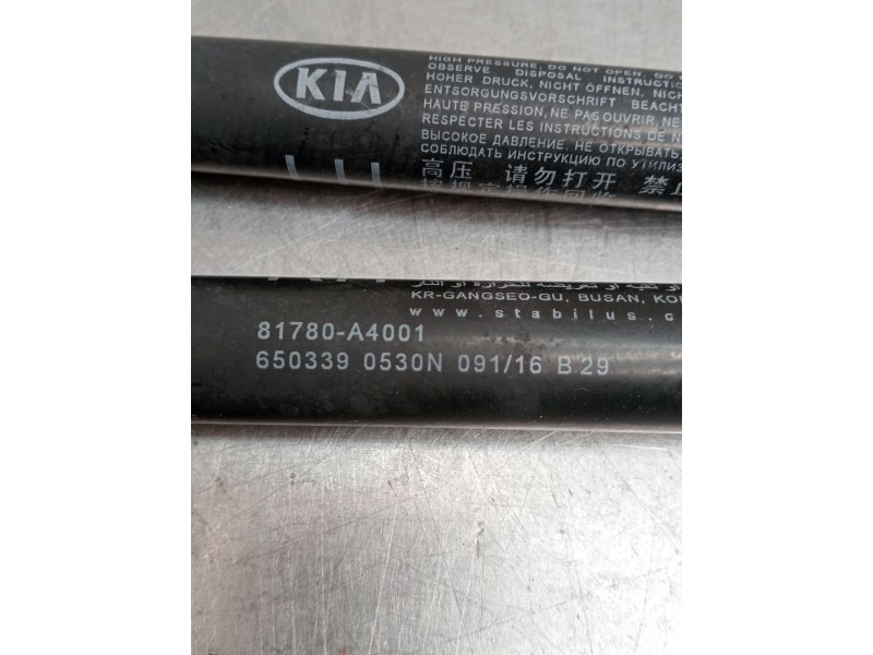 Recambio de amortiguadores maletero / porton para kia carens iv 1.7 crdi referencia OEM IAM 81780A4001 650339 0530N 2013