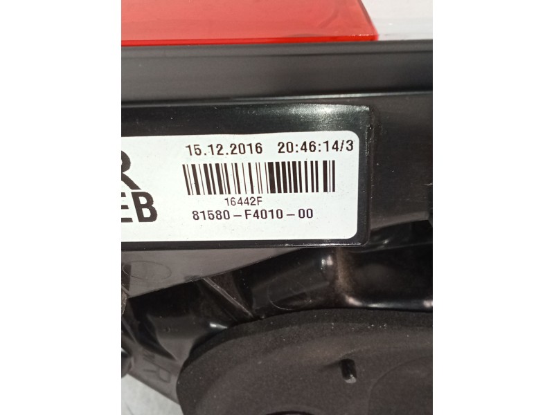 Recambio de piloto trasero derecho interior para toyota c-hr (_x1_) 1.8 hybrid (zyx10_, zyx11_) referencia OEM IAM 81580F4010  