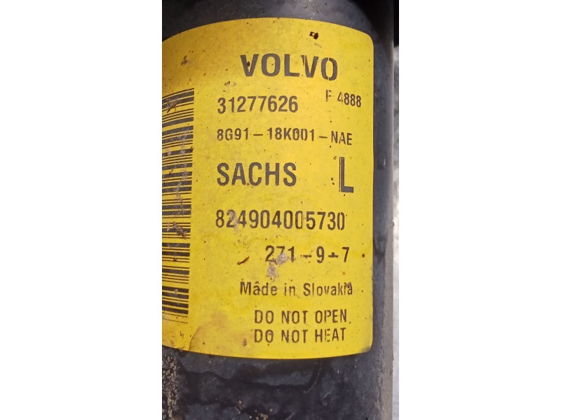 Recambio de amortiguador delantero izquierdo para volvo xc60 kinetic awd referencia OEM IAM 31277626 824904005730 08