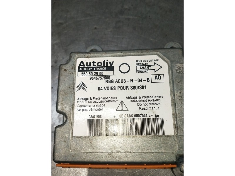 Recambio de kit airbag para citroën saxo 1.1 furio referencia OEM IAM   AIRBAG VOLANTE