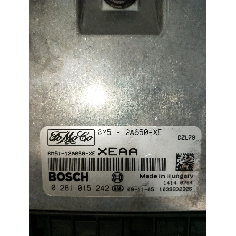 Recambio de centralita motor uce para ford focus ii (da_, hcp, dp) 1.6 tdci referencia OEM IAM 0281015242 8M5112A650XE 1039S3232
