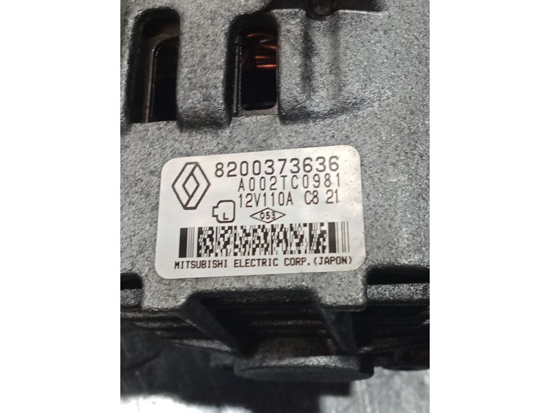 Recambio de alternador para renault kangoo express (fc0/1_) 1.5 dci (fc07, fc1r) referencia OEM IAM 8200373636 A002TC0981 