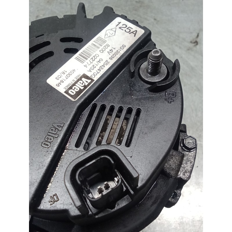 Recambio de alternador para renault clio ii (bb_, cb_) 1.5 dci (b/cb07) referencia OEM IAM 8200022774 125A 01