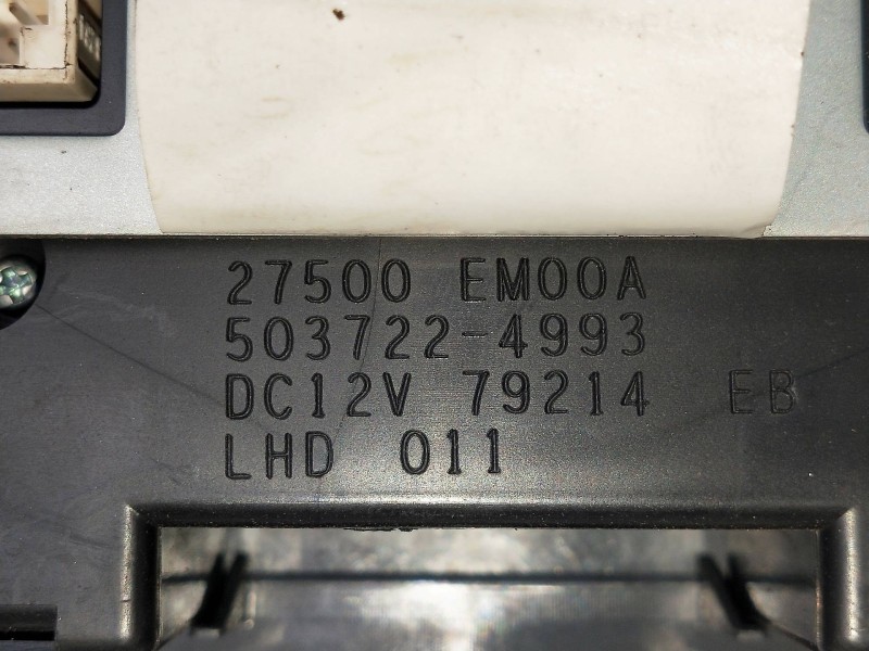 Recambio de mando calefaccion / aire acondicionado para nissan tiida (c11x/sc11x) 1.5 dci turbodiesel cat referencia OEM IAM 275