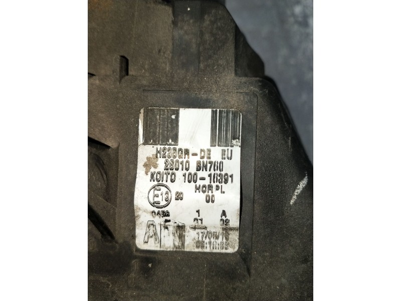 Recambio de faro derecho para nissan almera ii hatchback (n16) 2.2 dci referencia OEM IAM 26010BN760 H235GRDE 