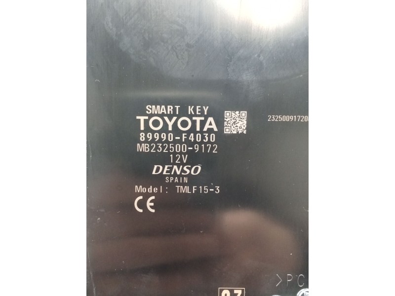 Recambio de modulo electronico para toyota c-hr (_x1_) 1.8 hybrid (zyx10_, zyx11_) referencia OEM IAM 89990F4030 MB2325009172 20