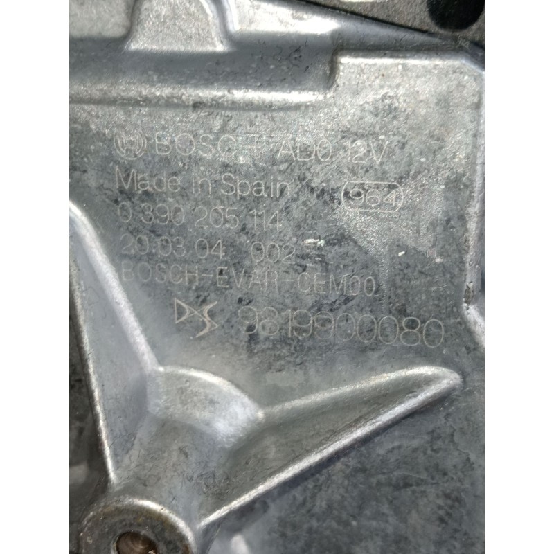 Recambio de motor limpia trasero para opel corsa f referencia OEM IAM 0390205114 9819900080 2019