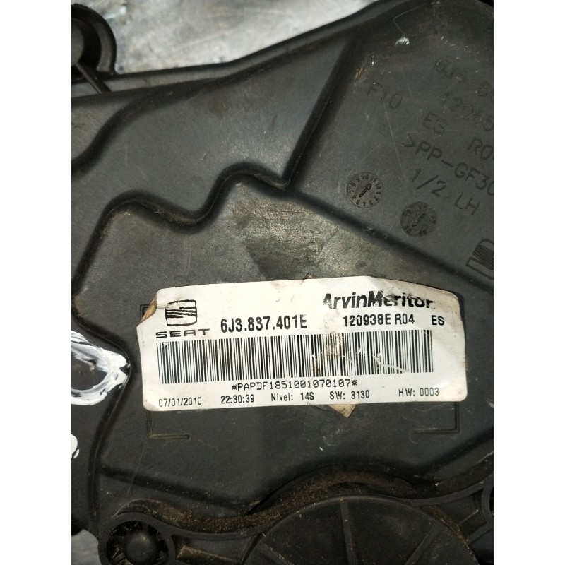 Recambio de elevalunas delantero izquierdo para seat ibiza iv sc (6j1, 6p5) 1.6 tdi referencia OEM IAM 6J3837401E 3P 2008