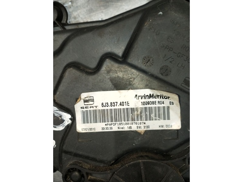 Recambio de elevalunas delantero izquierdo para seat ibiza iv sc (6j1, 6p5) 1.6 tdi referencia OEM IAM 6J3837401E 3P 2008