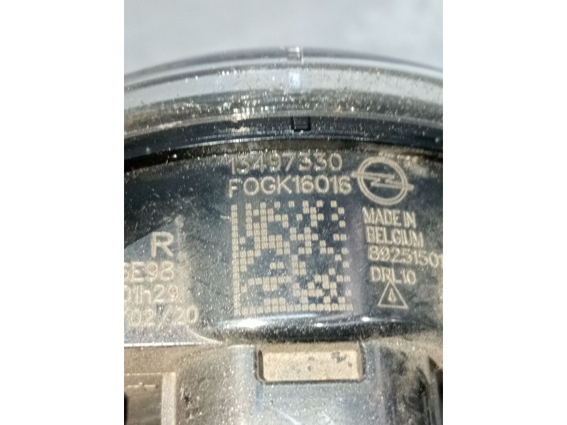 Recambio de faro antiniebla izquierdo para opel corsa f referencia OEM IAM 13497330  2019