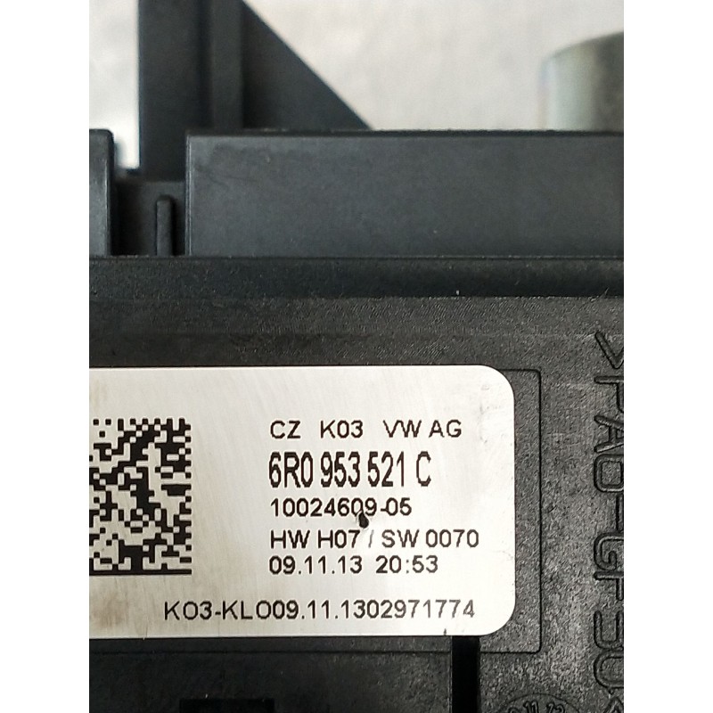 Recambio de mando luces para volkswagen polo v (6r1, 6c1) 1.2 tsi referencia OEM IAM 6R0953521C 1002460905 2009