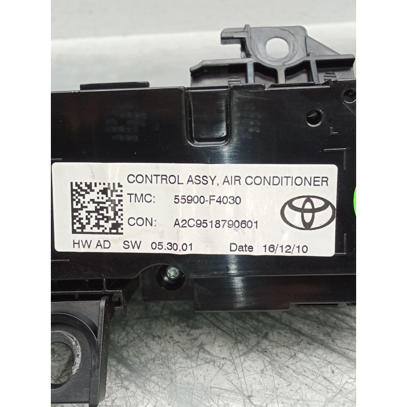 Recambio de mando calefaccion / aire acondicionado para toyota c-hr (_x1_) 1.8 hybrid (zyx10_, zyx11_) referencia OEM IAM 55900F