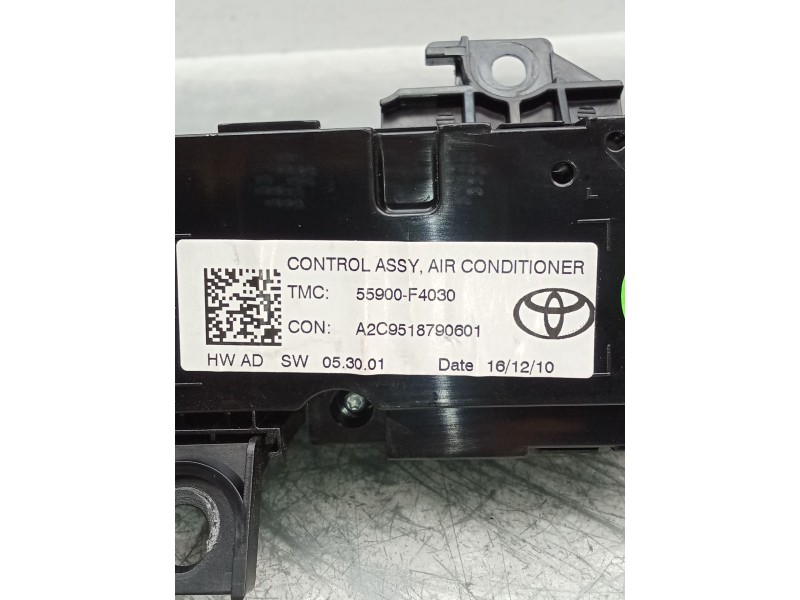 Recambio de mando calefaccion / aire acondicionado para toyota c-hr (_x1_) 1.8 hybrid (zyx10_, zyx11_) referencia OEM IAM 55900F