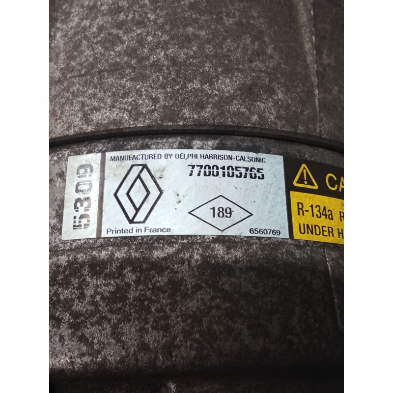 Recambio de compresor aire acondicionado para renault megane i classic (la0/1_) 1.9 dti (la1u) referencia OEM IAM 7700105765 113