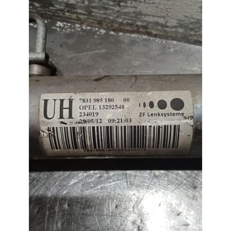 Recambio de cremallera direccion para opel zafira / zafira family b (a05) 1.8 (m75) referencia OEM IAM 13292548 7831985180 78315