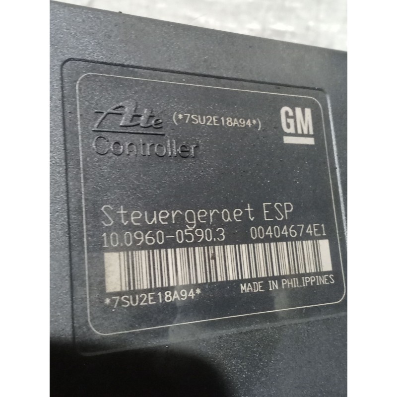 Recambio de abs para opel zafira / zafira family b (a05) 1.8 (m75) referencia OEM IAM 10096005903 13244860 10020602874