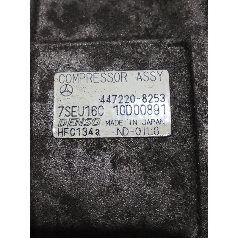 Recambio de compresor aire acondicionado para mercedes-benz clase m (w163) 400 cdi inspiration (163.128) referencia OEM IAM 4472