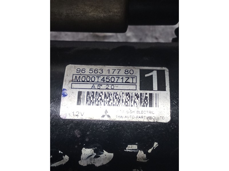 Recambio de motor arranque para peugeot 1007 (km_) 1.4 16v referencia OEM IAM 9656317780 M000T45071ZT 05