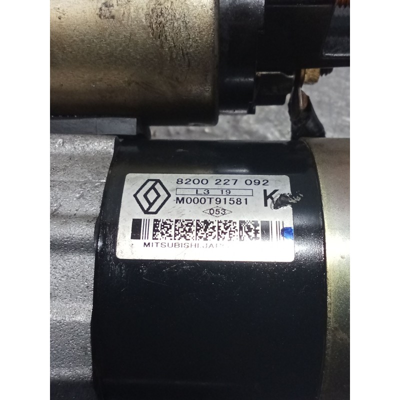 Recambio de motor arranque para renault kangoo express (fc0/1_) 1.5 dci (fc07, fc1r) referencia OEM IAM 8200227092 M000T91581 