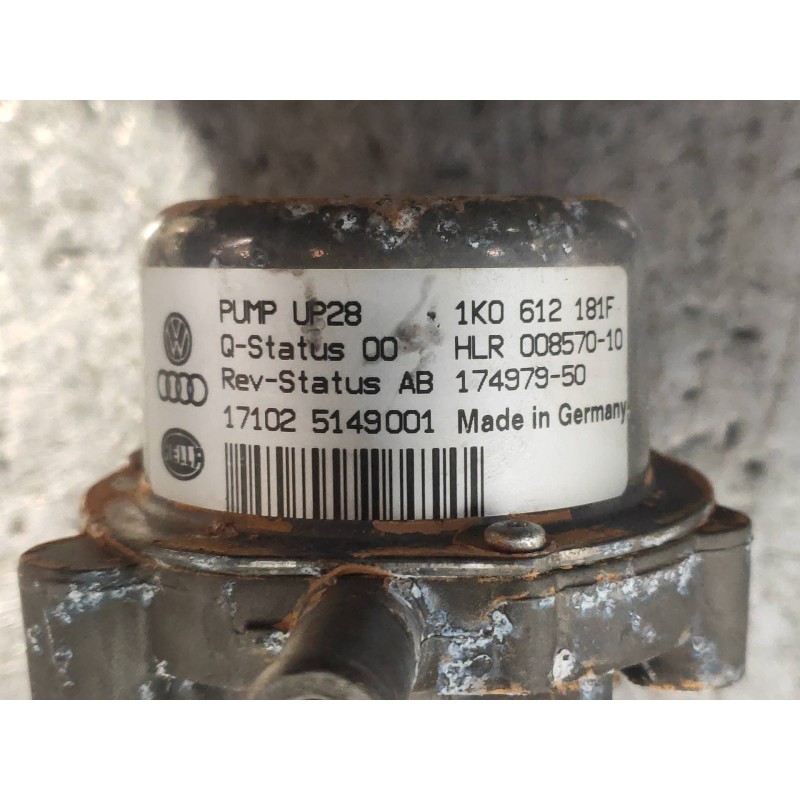 Recambio de depresor freno / bomba vacio para volkswagen golf vii lim. (bq1) advance referencia OEM IAM 1K0612181F 171025149001 