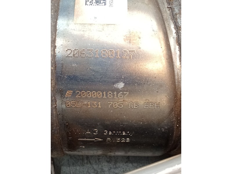 Recambio de catalizador para audi q3 (f3b) 35 tdi referencia OEM IAM 05L131705AB 2063180127 05L181DA 05L131606B. 05L166CD
