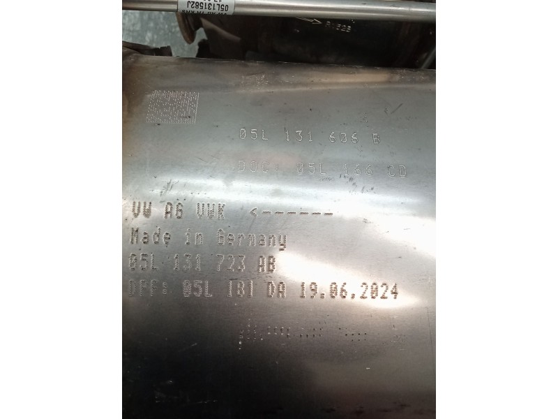 Recambio de catalizador para audi q3 (f3b) 35 tdi referencia OEM IAM 05L131705AB 2063180127 05L181DA 05L131606B. 05L166CD