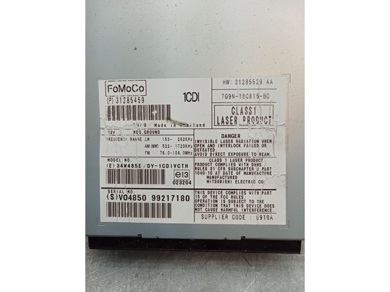 Recambio de sistema audio / radio cd para volvo xc60 kinetic awd referencia OEM IAM 31285529AA 99217180 31285459
