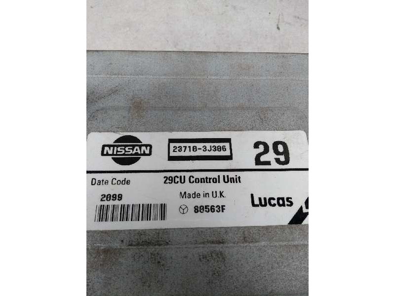 Recambio de centralita motor uce para nissan primera berlina (p11) 1.6 16v cat referencia OEM IAM 237103J306 80563F 29