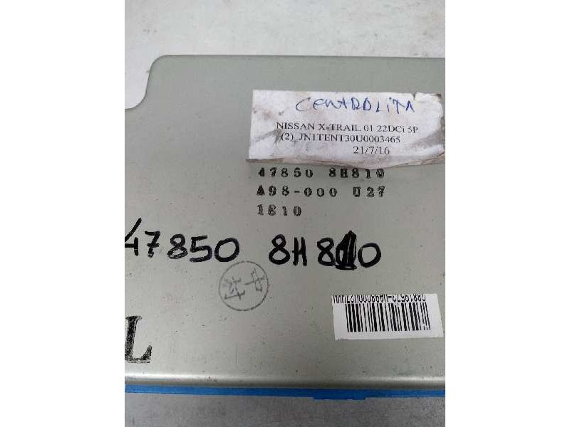 Recambio de centralita abs para nissan x-trail (t30) 2.2 16v turbodiesel cat referencia OEM IAM 478508H810 A98000U27 