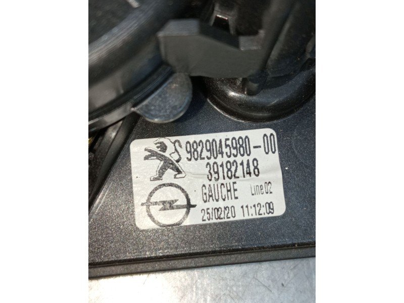 Recambio de elevalunas trasero izquierdo para opel corsa f referencia OEM IAM 982904598000 39182148 2019 5P