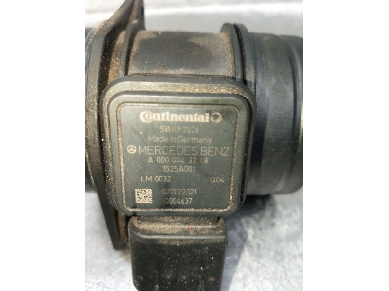 Recambio de caudalimetro para mercedes-benz clase a (w169) a 180 cdi (169.007, 169.307) referencia OEM IAM 5WK97026 A0000943348 