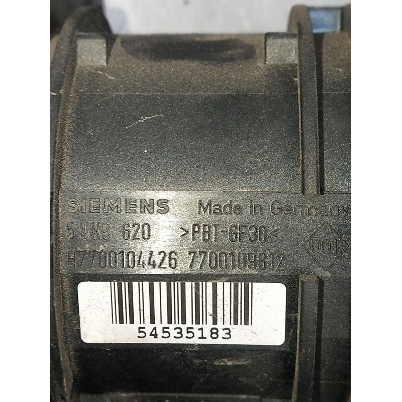 Recambio de caudalimetro para renault grand scénic ii (jm0/1_) 1.9 dci (jm14) referencia OEM IAM 5WK9620 H7700104426 7700109812 