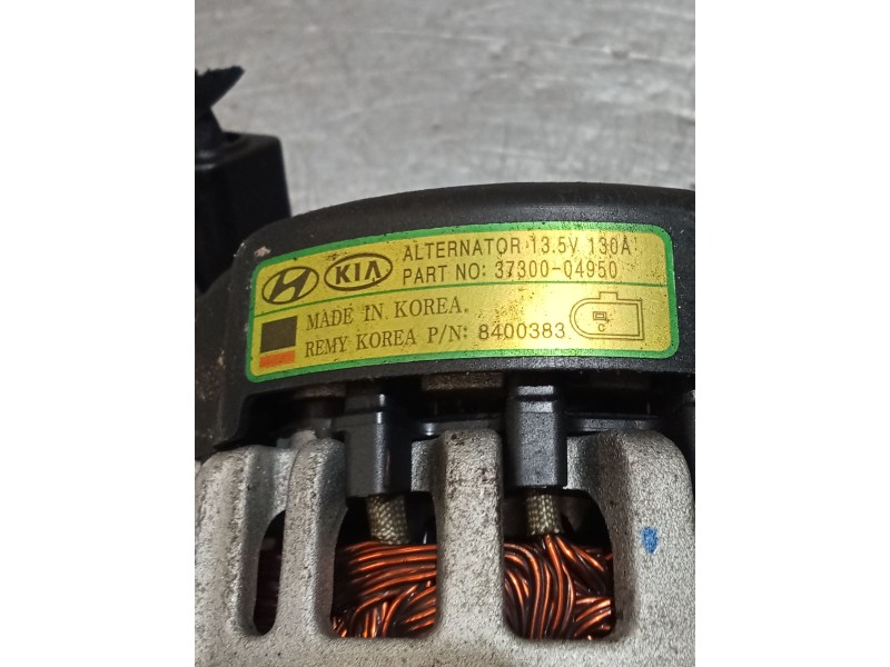 Recambio de alternador para kia stonic (yb) 1.0 t-gdi referencia OEM IAM 3730004950 8400383 