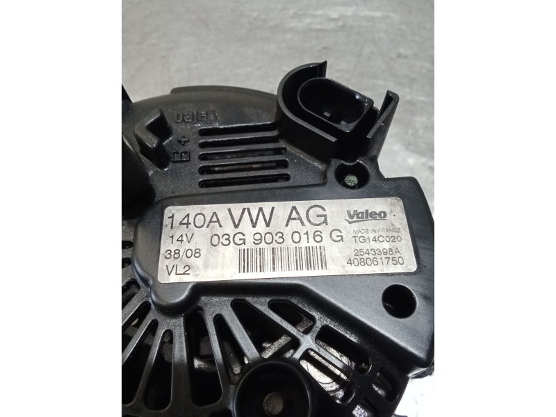 Recambio de alternador para audi a4 avant (8k5) (2008) básico referencia OEM IAM 03G903016G 2543398A 