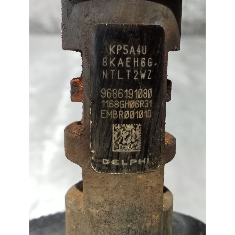 Recambio de inyector para peugeot 5008 (0u_, 0e_) 2.0 hdi 150 / bluehdi 150 referencia OEM IAM 9686191080 EMBR00101D DELPHI