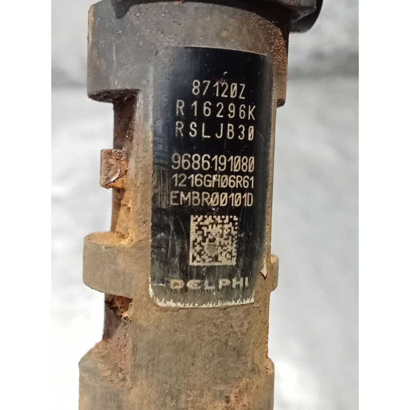 Recambio de inyector para peugeot 5008 (0u_, 0e_) 2.0 hdi 150 / bluehdi 150 referencia OEM IAM 9686191080 EMBR00101D DELPHI