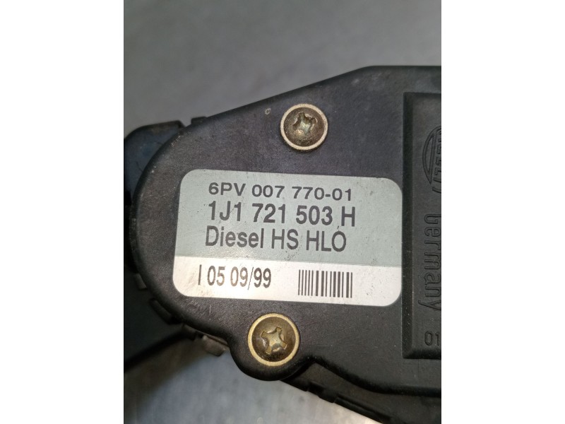 Recambio de potenciometro pedal para skoda octavia i (1u2) 1.9 tdi referencia OEM IAM 1J1721503H 6PV00777001 1997