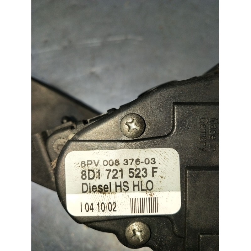 Recambio de potenciometro pedal para volkswagen passat b5.5 (3b3) 1.9 tdi referencia OEM IAM 6PV00837603 8D1721523F 2001