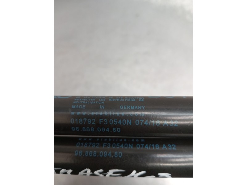 Recambio de amortiguadores maletero / porton para ds 5 business class hybrid 4x4 referencia OEM IAM 9686809480 018792F3 0540N 20