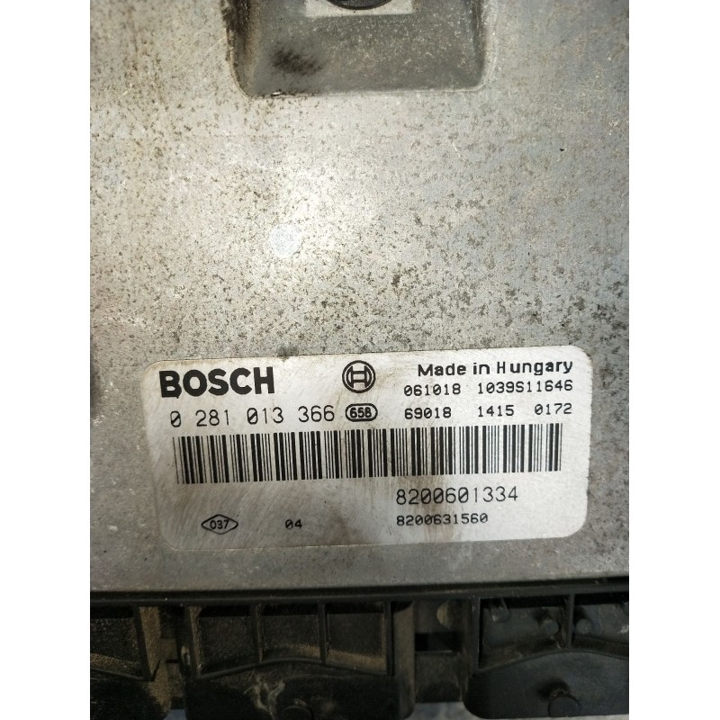 Recambio de centralita motor uce para renault grand scénic ii (jm0/1_) 1.9 dci (jm14) referencia OEM IAM 0281013366 8200601334 1