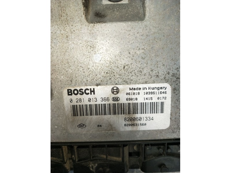 Recambio de centralita motor uce para renault grand scénic ii (jm0/1_) 1.9 dci (jm14) referencia OEM IAM 0281013366 8200601334 1