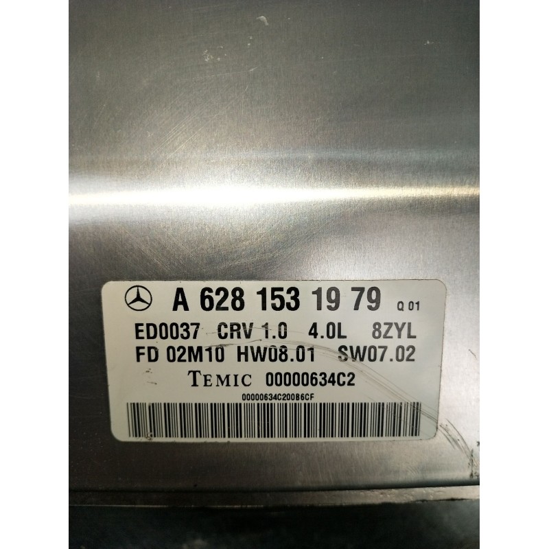 Recambio de centralita motor uce para mercedes-benz clase m (w163) 400 cdi inspiration (163.128) referencia OEM IAM A6281531979 