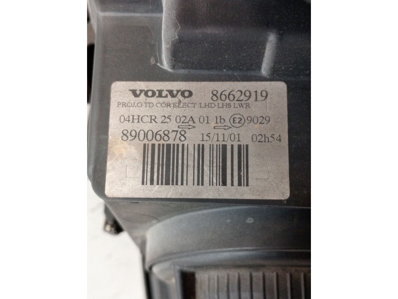 Recambio de faro izquierdo para volvo v70 ii (285) 2.4 referencia OEM IAM 89006878 8662919 2000