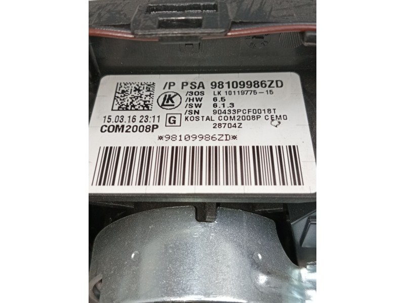 Recambio de mando luces para ds 5 business class hybrid 4x4 referencia OEM IAM 98109986ZD  2012