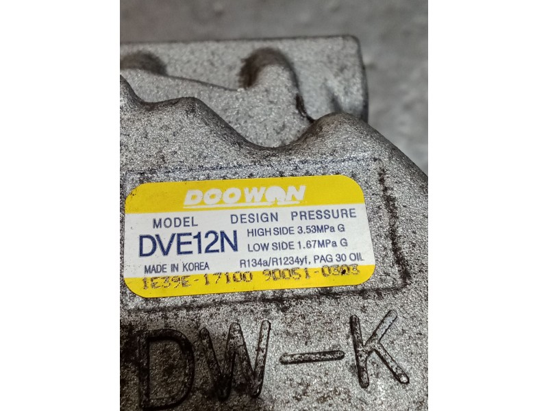 Recambio de compresor aire acondicionado para kia stonic (yb) 1.0 t-gdi referencia OEM IAM 1E39E17100 900510303 17