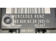 Recambio de modulo electronico para mercedes clase c (w203) berlina 220 cdi (203.006) referencia OEM IAM 2038206326   2
