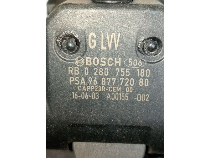 Recambio de potenciometro pedal para ds 5 business class hybrid 4x4 referencia OEM IAM 0280755180 9687772080 2012