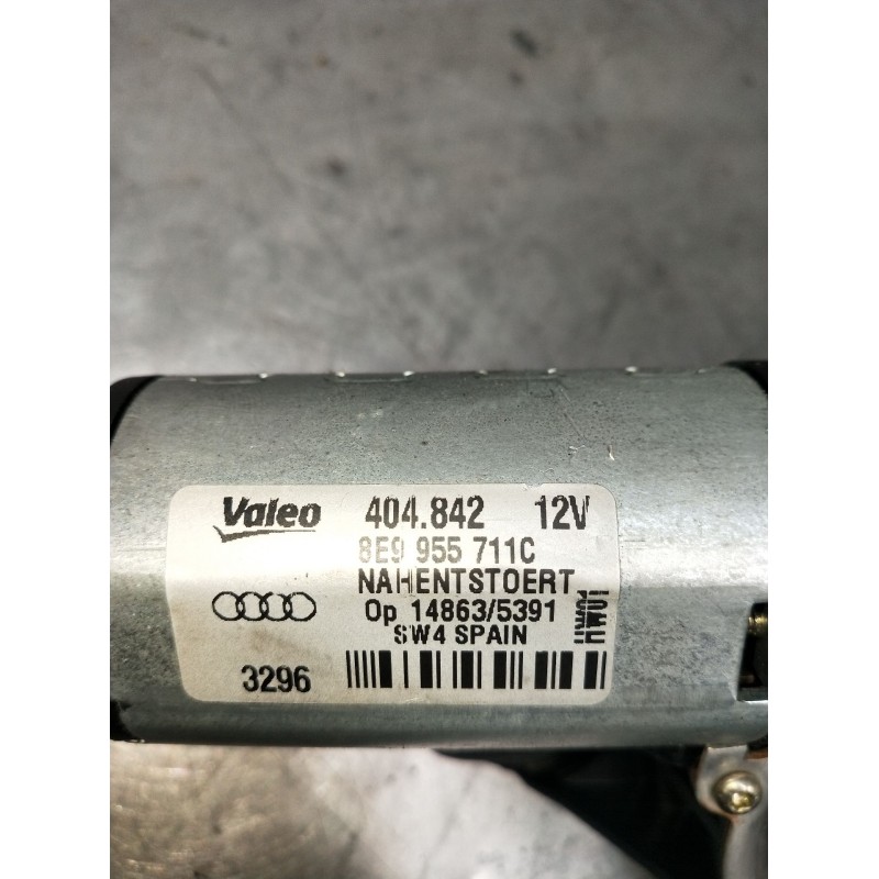 Recambio de motor limpia trasero para audi a3 sportback (8pa) 2.0 tdi referencia OEM IAM 8E9955711C 404842 2007